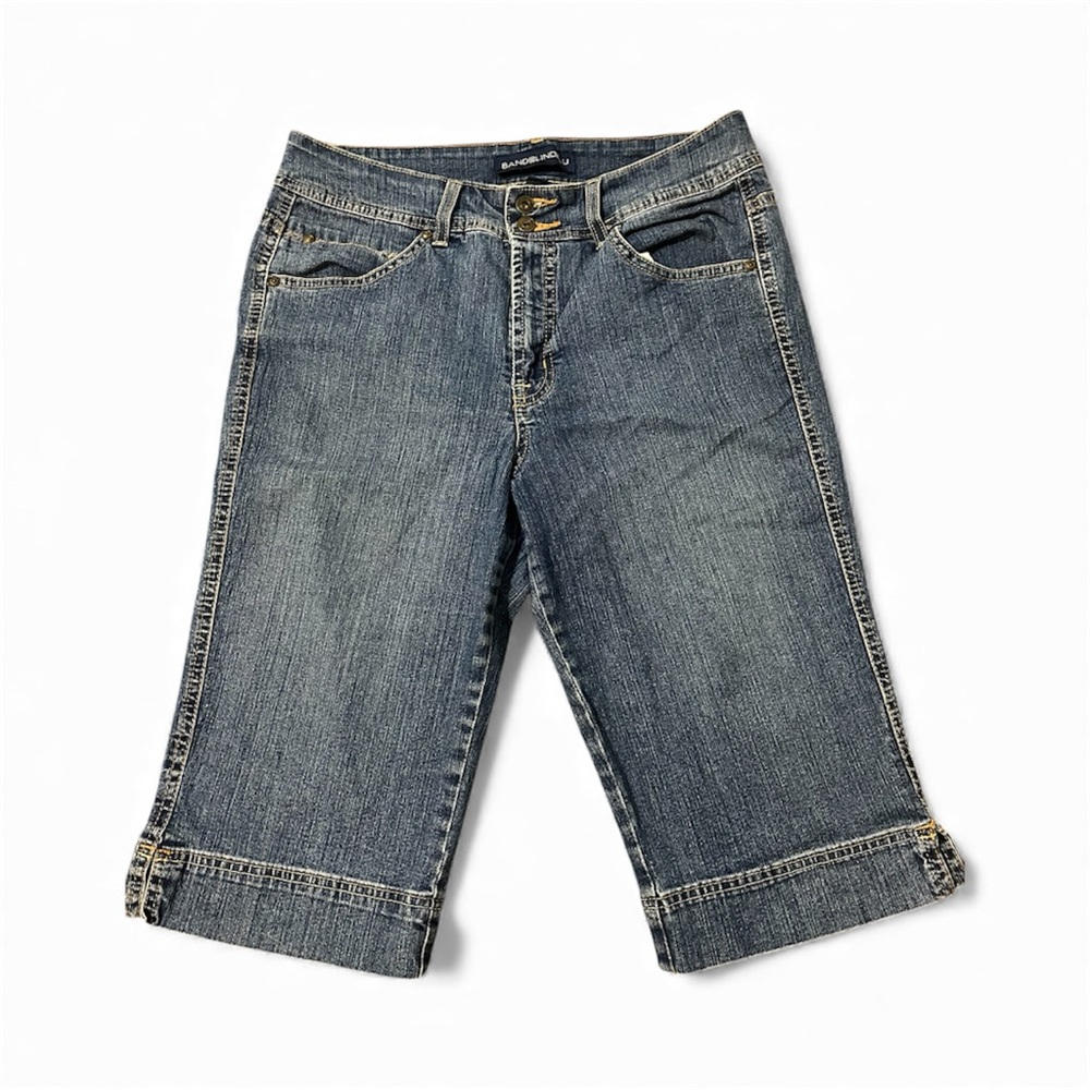 Bandolinoblu Women's Capri Jeans Size 10 Back Pockets Stylish Denim